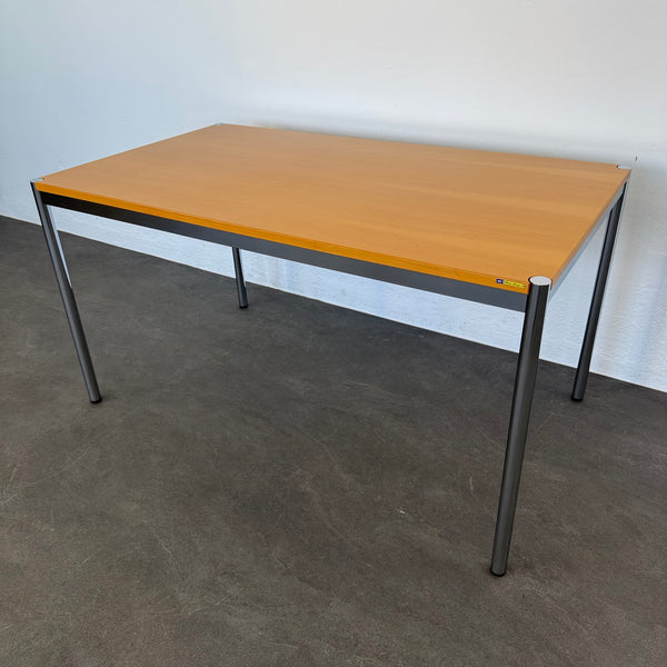 Ergodata Multi Desk Rondo Sitzungstisch 1400x800mm Birnbaumfurnier