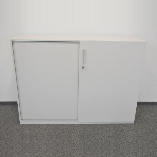 Steelcase Share It Schiebetürschrank Spanplatte Weiss