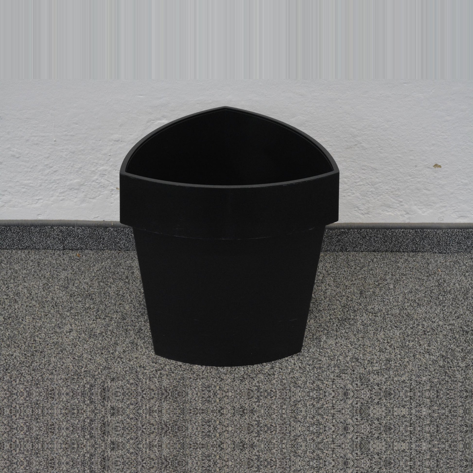 Rexite Abfalleimer 13.5 Liter Kunstoff schwarz von vorne
