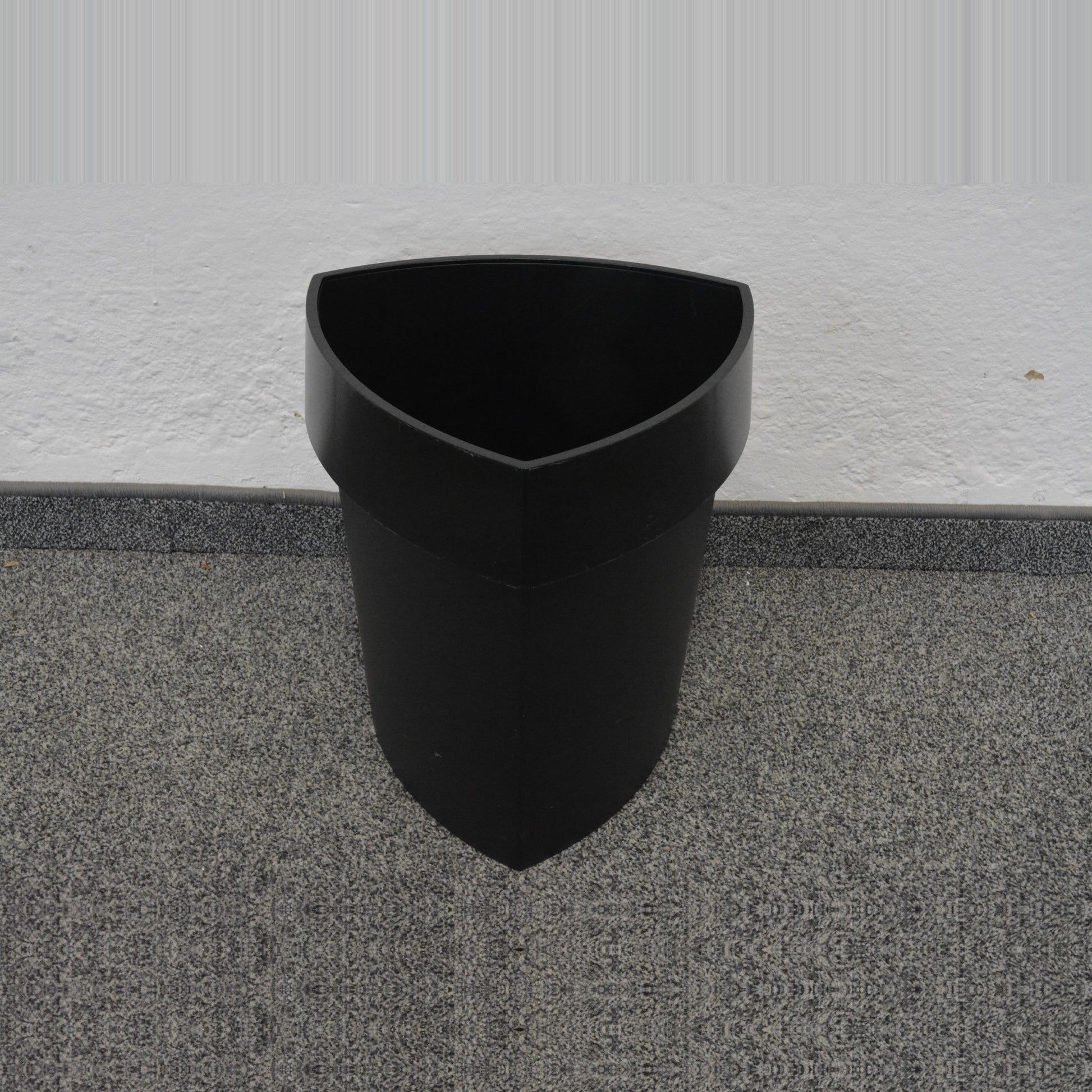 Rexite Abfalleimer 13.5 Liter Kunstoff schwarz 90° seitlich