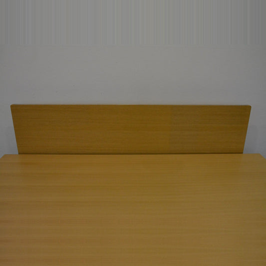 Lista Office Motion Trennwand mit Tischhalterung Eichenfurnier