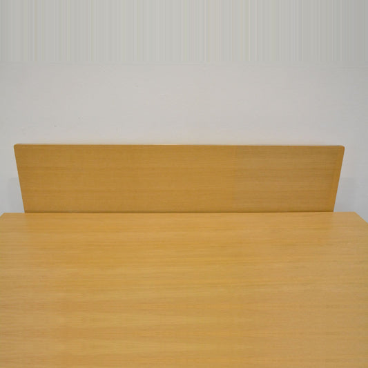 Lista Office Motion Trennwand mit Tischhalterung Eichenfurnier
