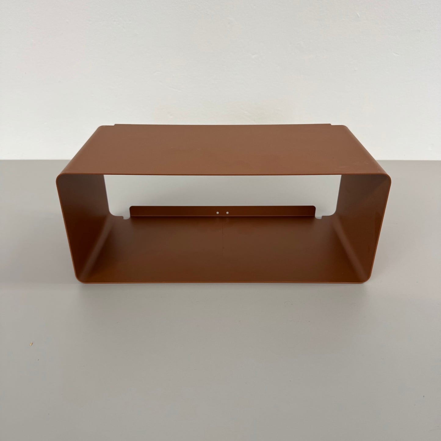 Lista Office LO Plug Ablagefach in edlem Kupferbraun, speziell konzipiert zum Einhängen in Tischtrennwände