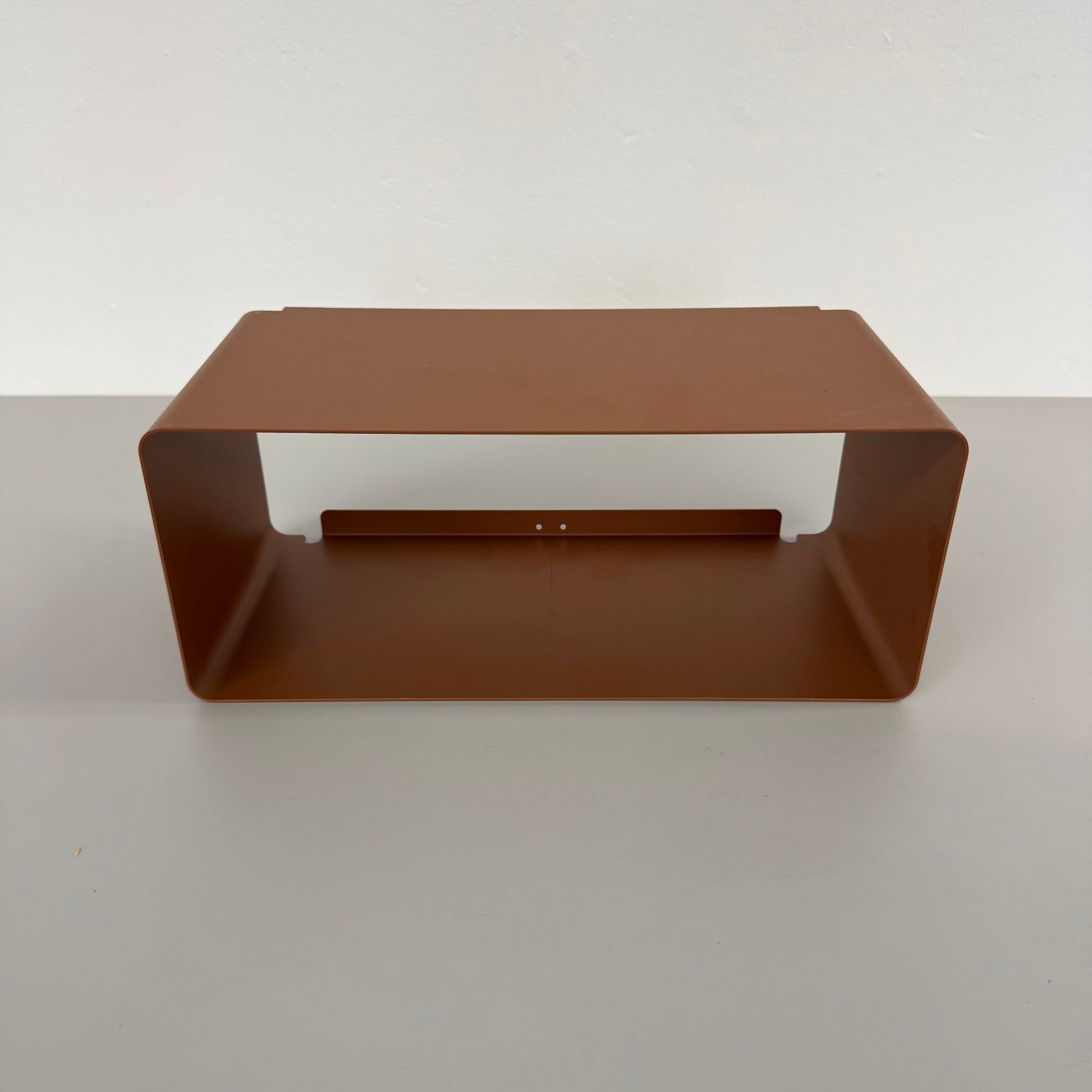 Lista Office LO Plug Ablagefach in edlem Kupferbraun, speziell konzipiert zum Einhängen in Tischtrennwände