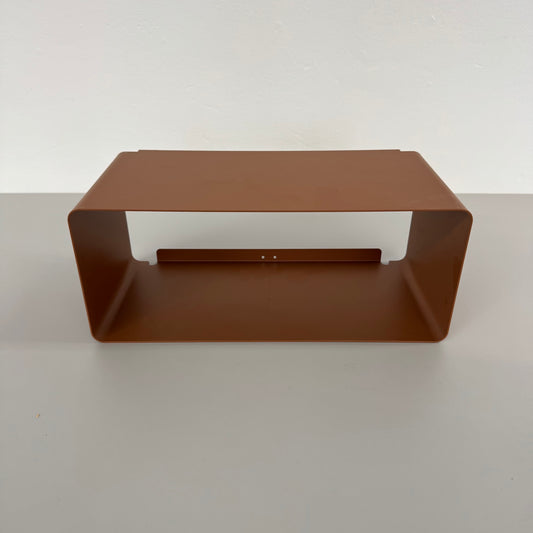 Lista Office LO Plug Ablagefach in edlem Kupferbraun, speziell konzipiert zum Einhängen in Tischtrennwände