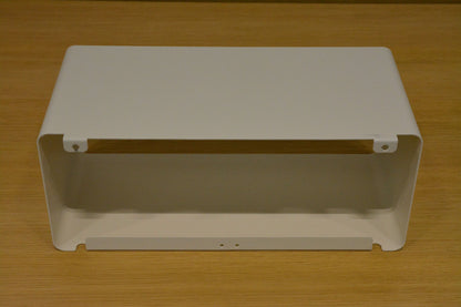Lista Office Ablagefach in edlem Perlweiss, Ansicht von hinten freiligend - 6034090