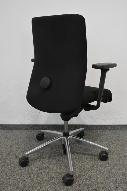 Girsberger Presto Bürodrehstuhl - kurze Rückenlehne - mit Armlehnen - Kippschalter
