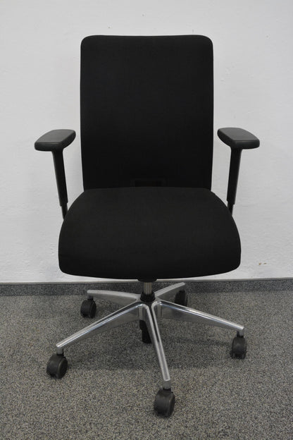 Girsberger Presto Bürodrehstuhl - kurze Rückenlehne - mit Armlehnen - Kippschalter