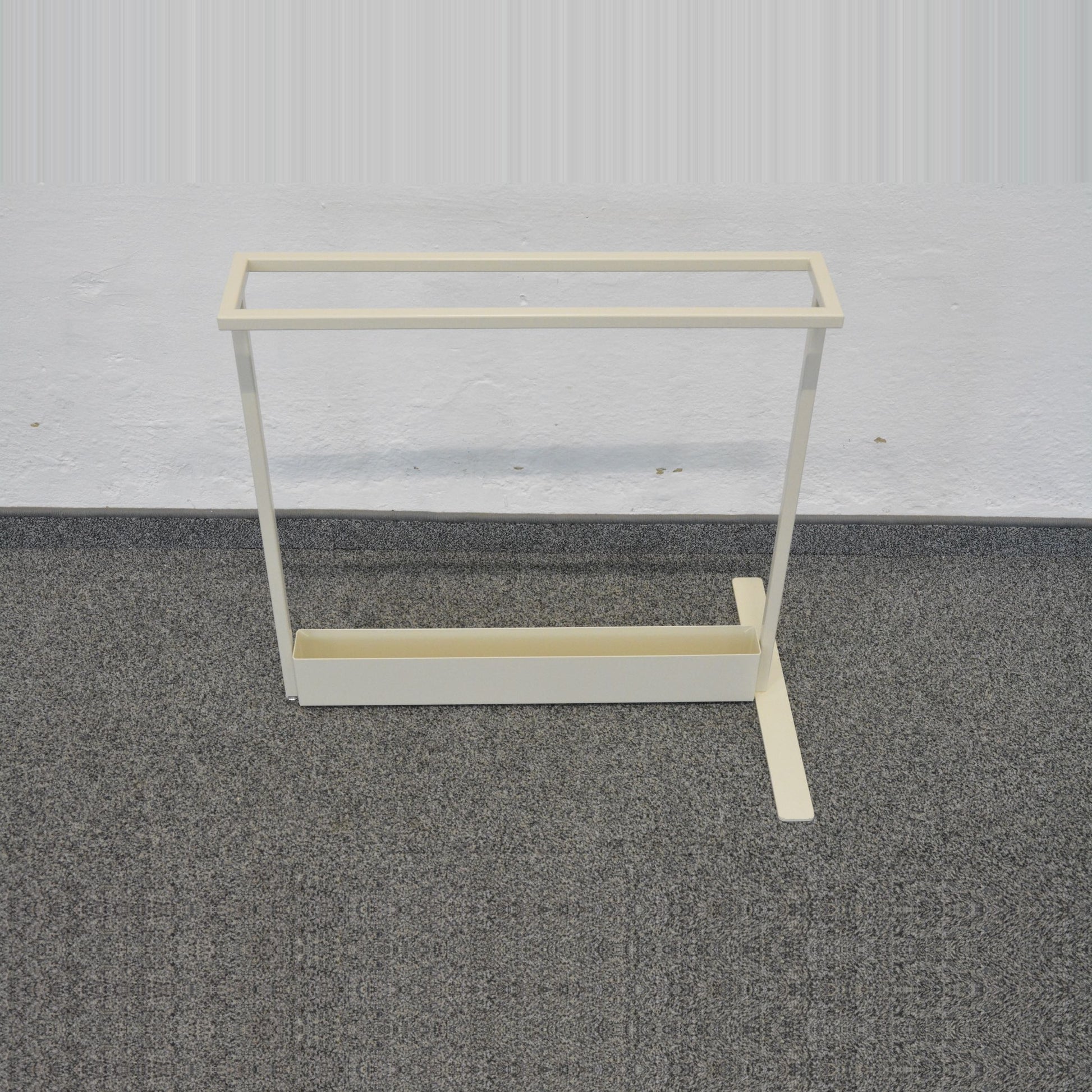 Top Design Exclusiv One Schirmhalter aus Metall Perlweiss