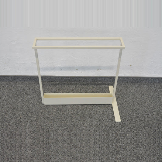 Top Design Exclusiv One Schirmhalter aus Metall Perlweiss