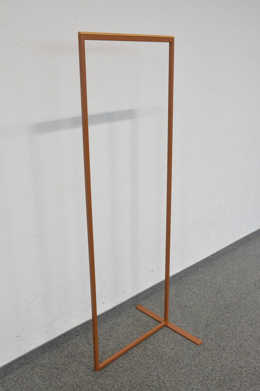 Top Design Exclusiv One Garderobenständer mit Holzkante oben