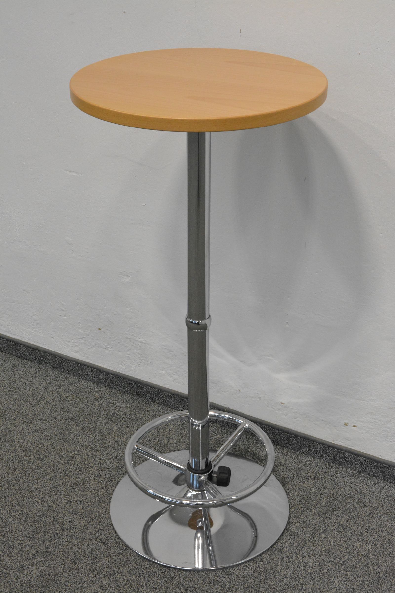 Top Design Basic Stehbartisch Ansicht seitlich
