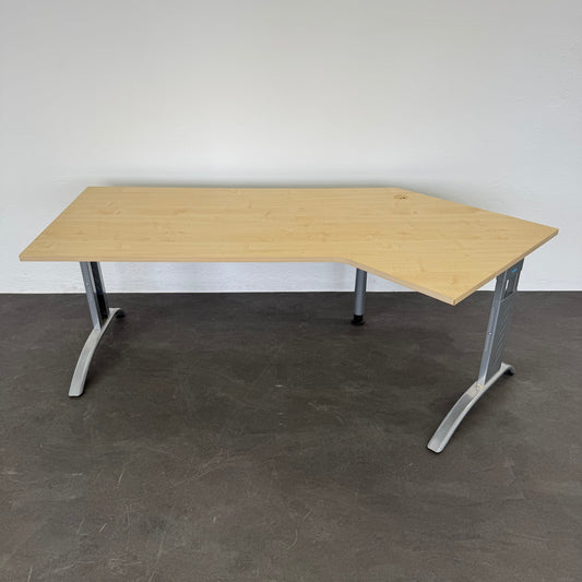 Hammerbacher MyTable F Schreibtisch mit Ahorndekor