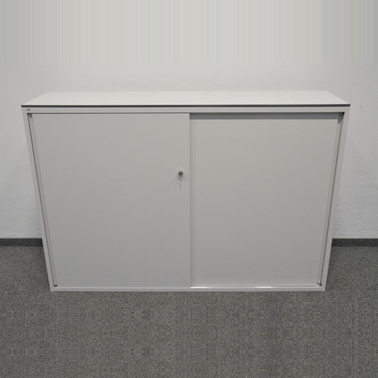 Lista Storage Schiebetür-Aktenschrank Metall Weiss