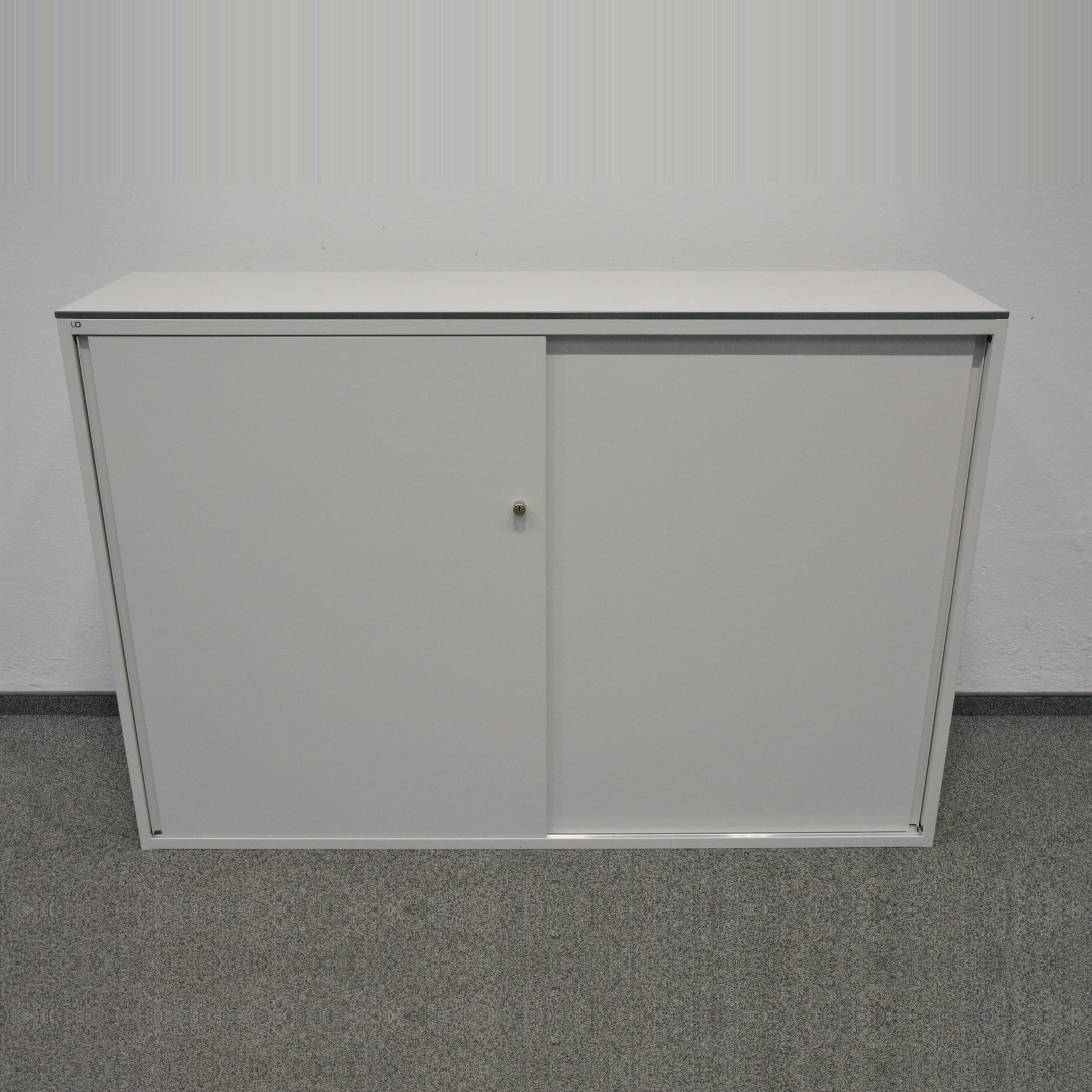 Lista Storage Schiebetür-Aktenschrank Metall Weiss