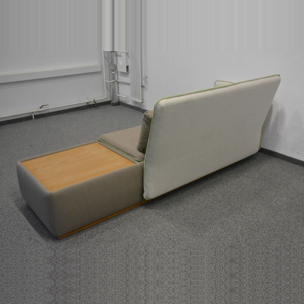 Casala Palau Stream Lounge Sofa Ablage rechts Armlehne Beige