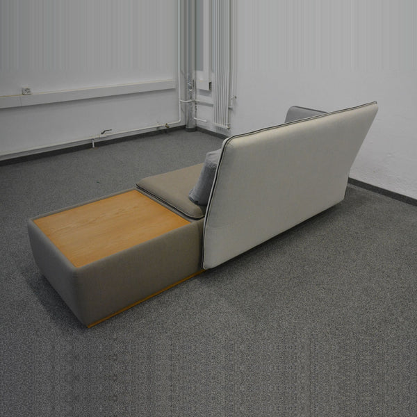 Casala Palau Stream Lounge Sofa Ablage rechts Armlehne Grau