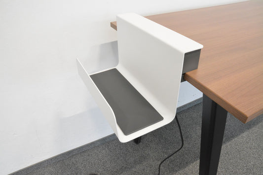 Steelcase Bag Stand Ablagemodul Metall weiss und Kunstoff Anthrazit