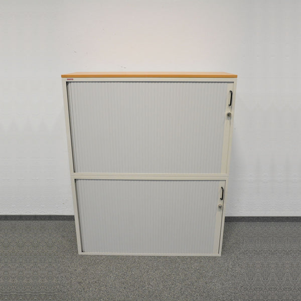 Sara King Lateralschrank 4-OH Cremeweiss mit Schlüssel