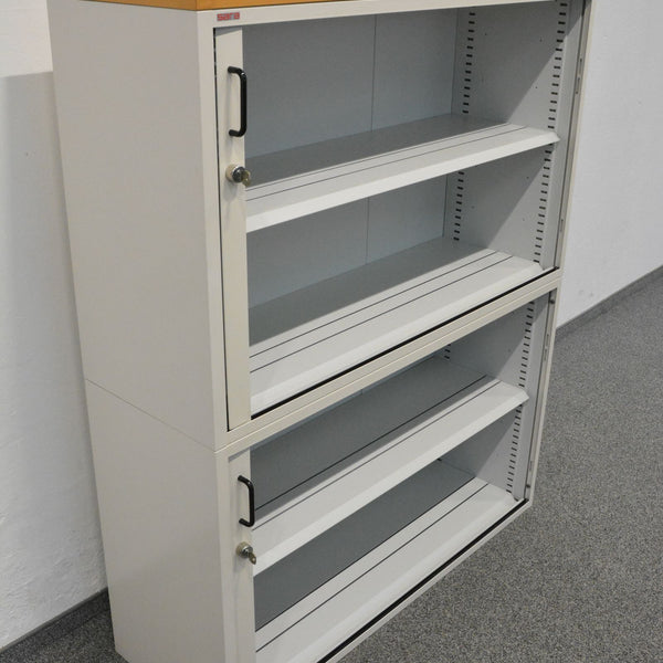 Sara King Lateralschrank 4-OH Cremeweiss mit Schlüssel