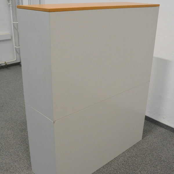 Sara King Lateralschrank 4-OH Cremeweiss mit Schlüssel