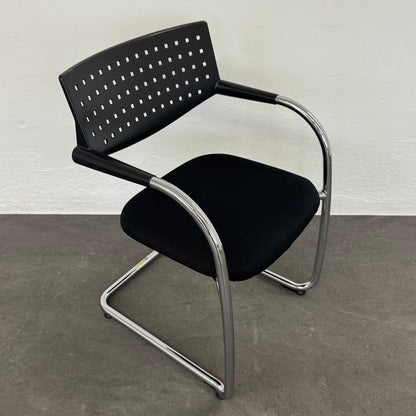 Vitra Visavis Freischwinger mit Gestell Chrom glanz - 6034643