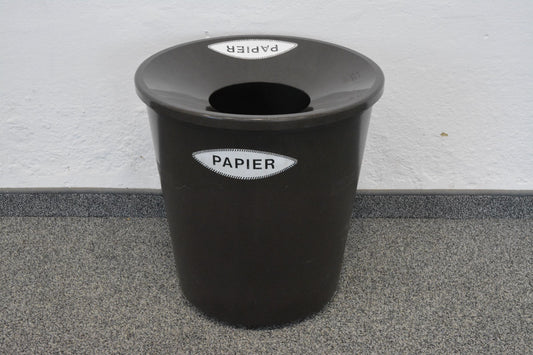 Top Desig Paper Abfalleimer aus Kunstoff braun