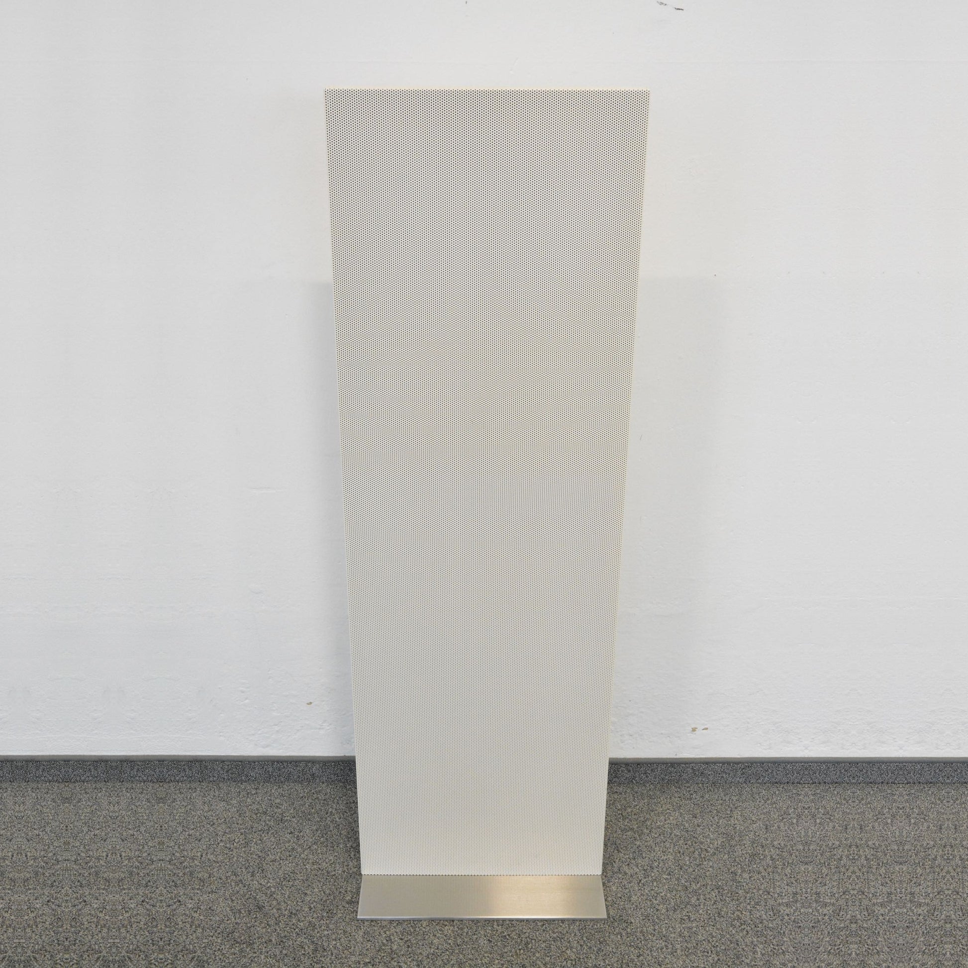 Aldisplays Premium Präsentations-Wand Metall weiss