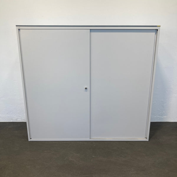 Lista Office LO Storage Schiebetür-Aktenschrank 4-OH - Weiss - ohne Schlüssel
