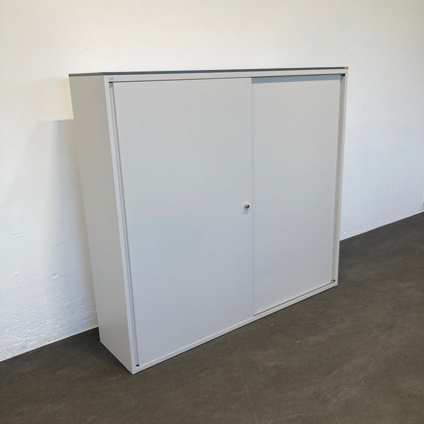 Lista Office LO Storage Schiebetür-Aktenschrank 4-OH - Weiss - ohne Schlüssel