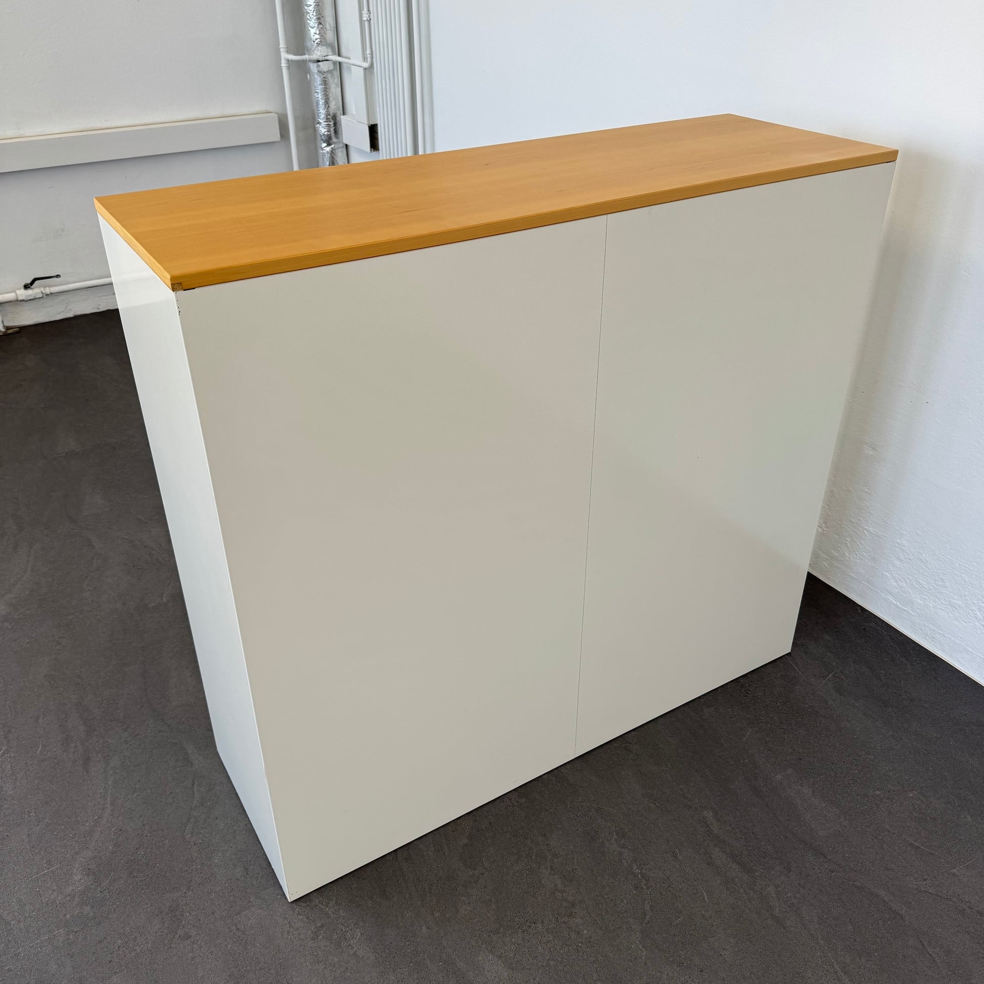 aufbewahrung dokumente schweiz Lista Office LO Storage Lateralschrank 3-OH - 1200mm - Weiss
