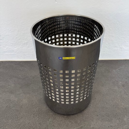 Mayer & Bosshardt City Papierkorb aus Metall Chrom glänzend