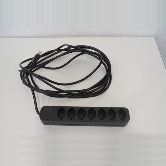 Max Hauri Swiss Line Mehrfachstecker Kunstoff Schwarz
