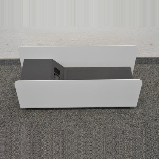 Steelcase Bag Drop Ablagemodul Metall weiss und Kunstoff Anthrazit