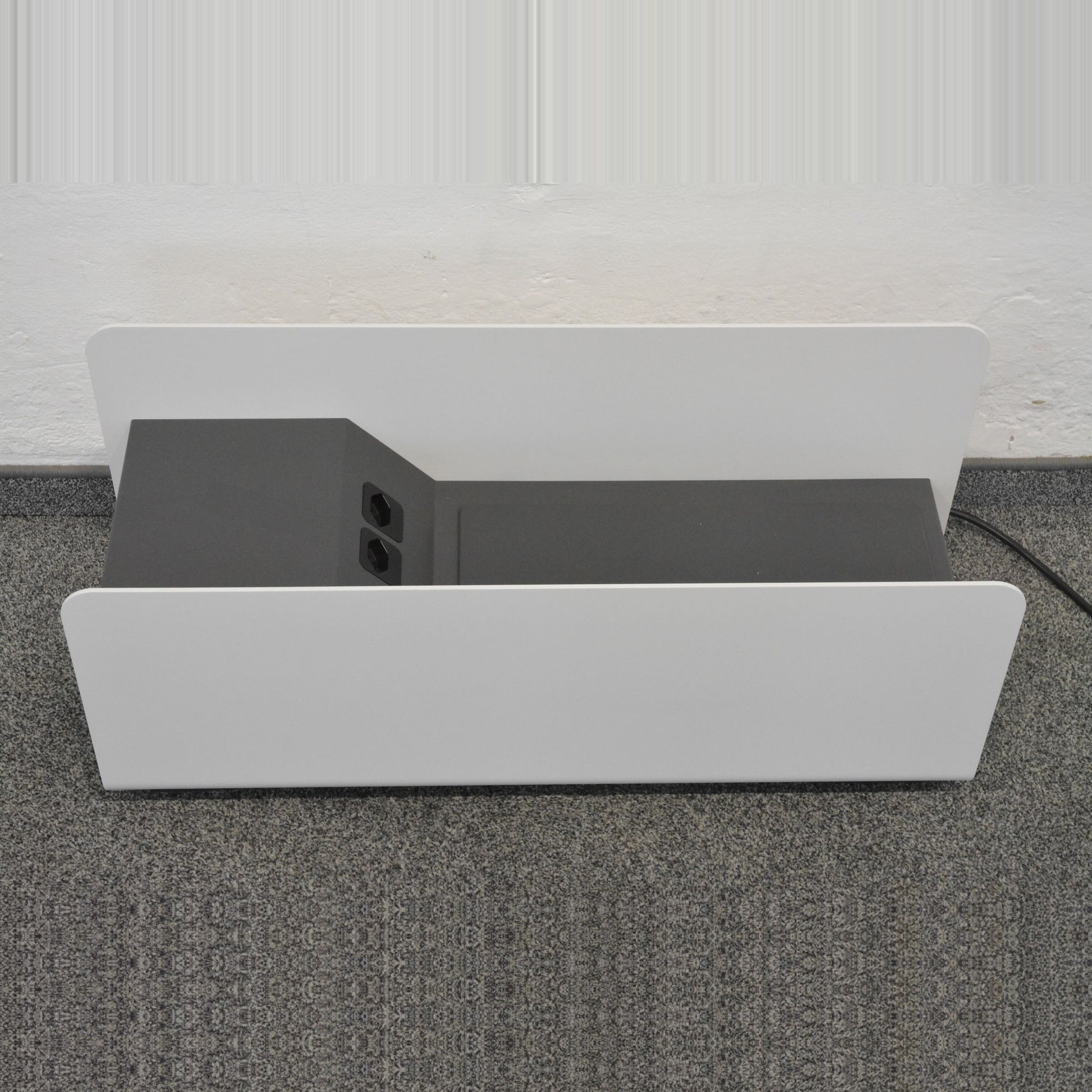 Steelcase Bag Drop Ablagemodul Metall weiss und Kunstoff Anthrazit