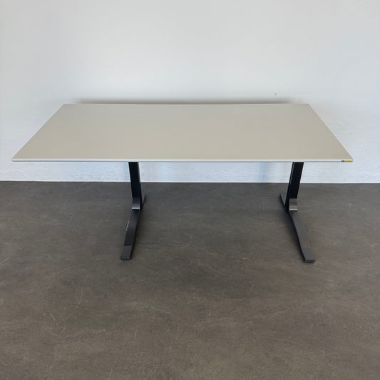 Elan Euroffice Schreibtisch Tischplatte Lichtgrau - 6035699