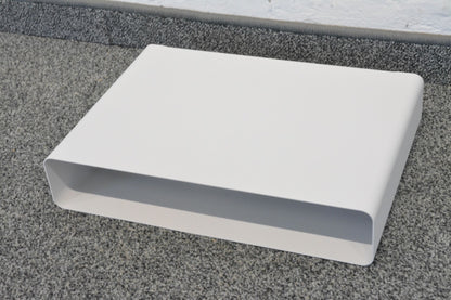Lista Office Ablagefach für A4 Papier aus Metall Weiss Ansicht von rechts - 6035777