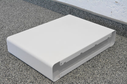 Lista Office Ablagefach für A4 Papier aus Metall Weiss Ansicht von hinten liegend - 6035777