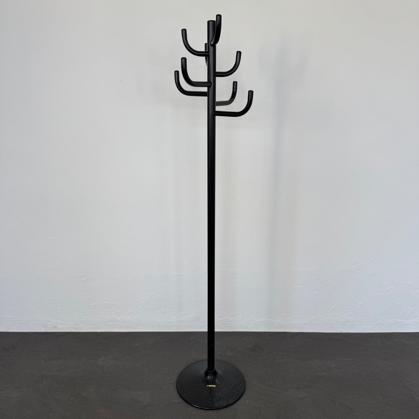 Top Design Classic Garderobenständer Metall Schwarz