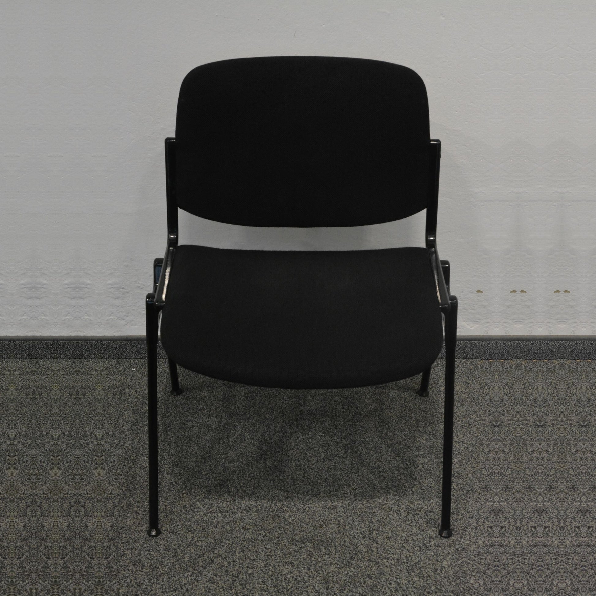 Castelli Piretti Sitzungsstuhl Stoffbezug Schwarz