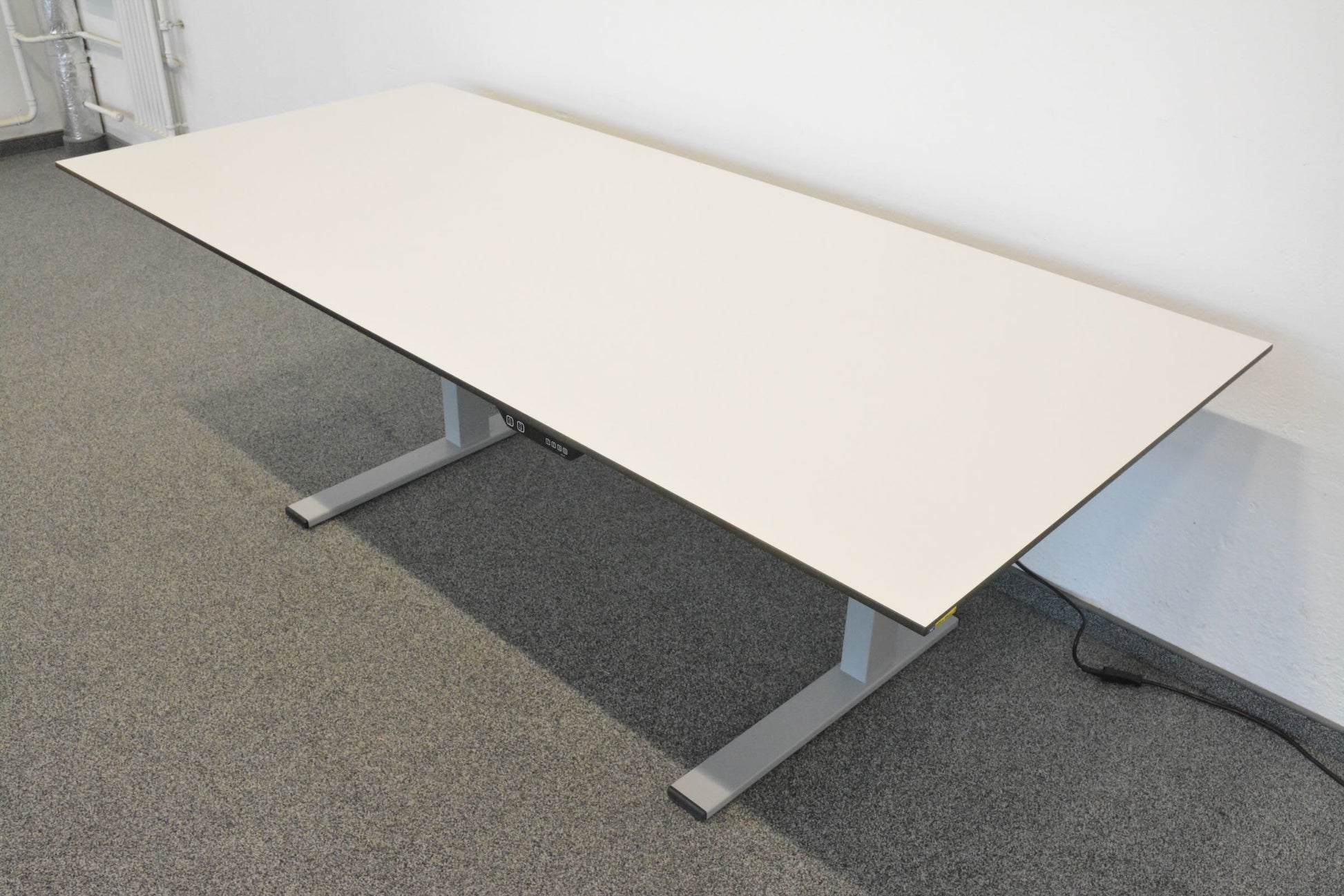 Lista Office LO Choice Sitz-Steh-Schreibtisch Ansicht von oben