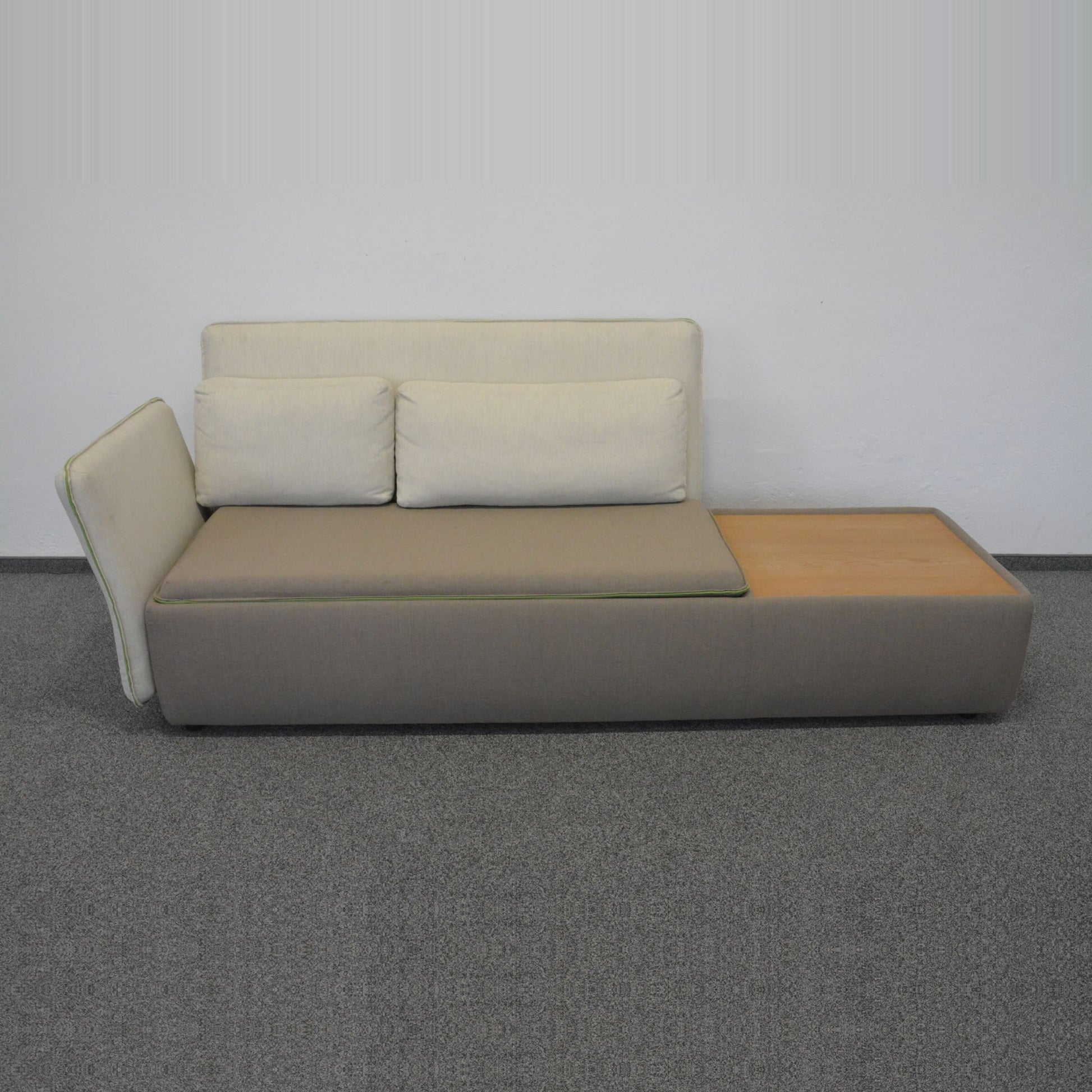 Casala Palau Stream Lounge Sofa Stoffbezug Braun und Ocker