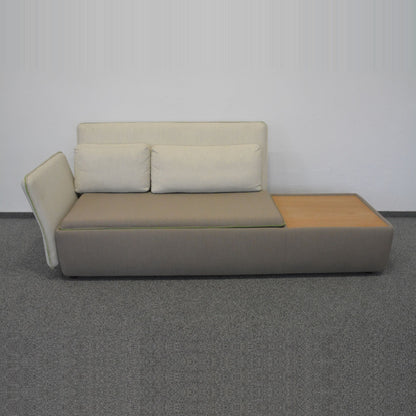 Casala Palau Stream Lounge Sofa Stoffbezug Braun und Ocker - 6036056