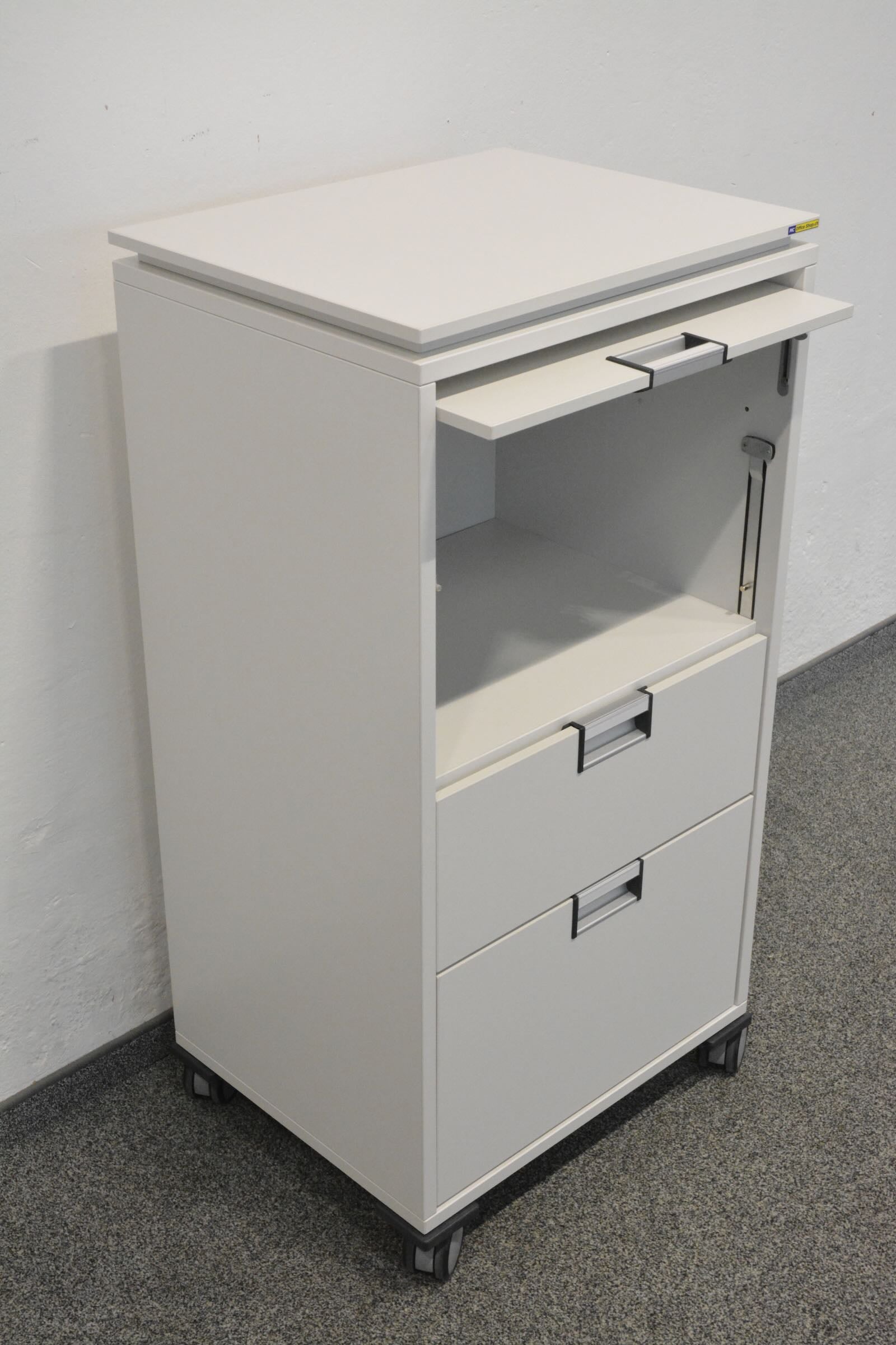 Steelcase Share It Roll-Caddy mit Klappe offen