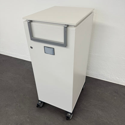 Steelcase Moby Roll-Caddy - Weiss - mit Vollmantelschublade - ohne Schlüssel