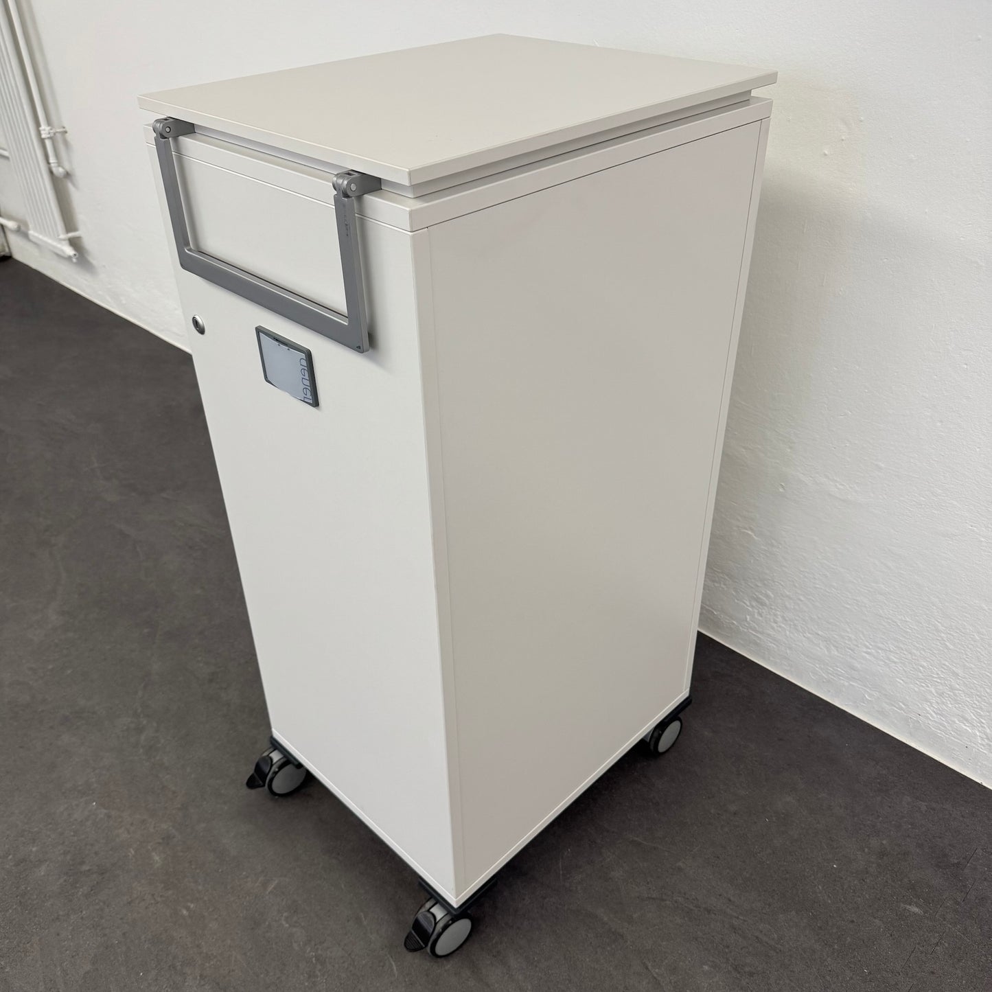 Steelcase Moby Roll-Caddy - Weiss - mit Vollmantelschublade - ohne Schlüssel
