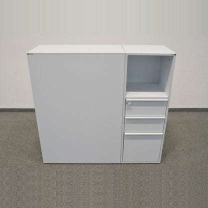 Sitag OrgaTower Apothekerschrank Öffnung links Spanplatte Lichtgrau - 6036195