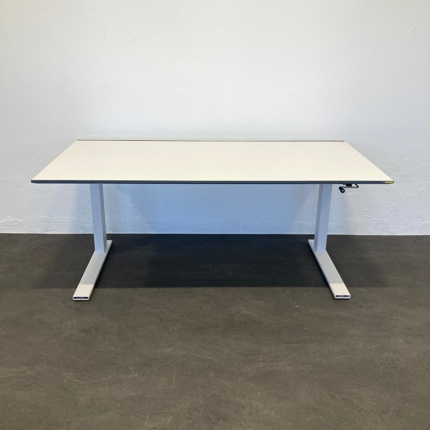 Lista Office LO Extend Schreibtisch Tischplatte Weiss mit anthraziter Kante - 6036204