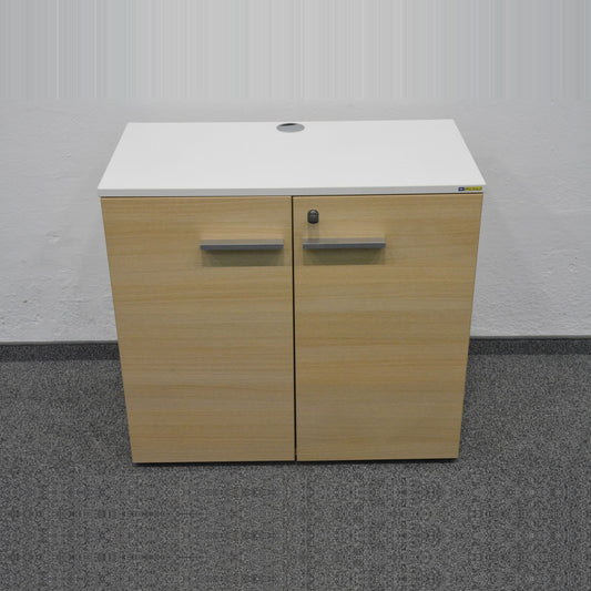 Echo Flügeltür-Aktenschrank aus Spanplatte in Eichendekor