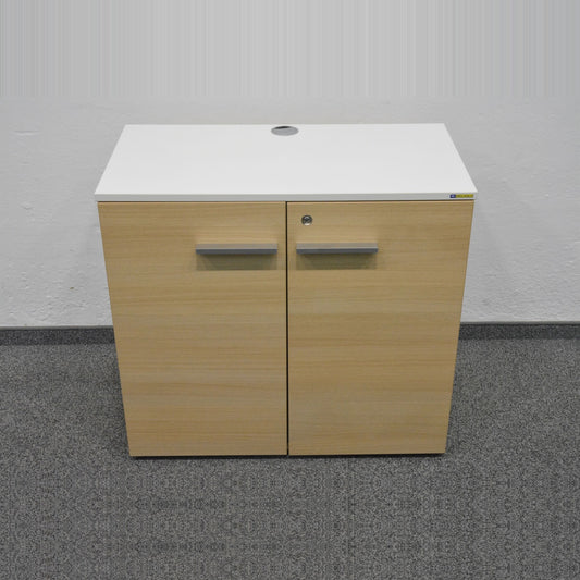 Echo Flügeltür-Aktenschrank aus Spanplatte in Eichendekor